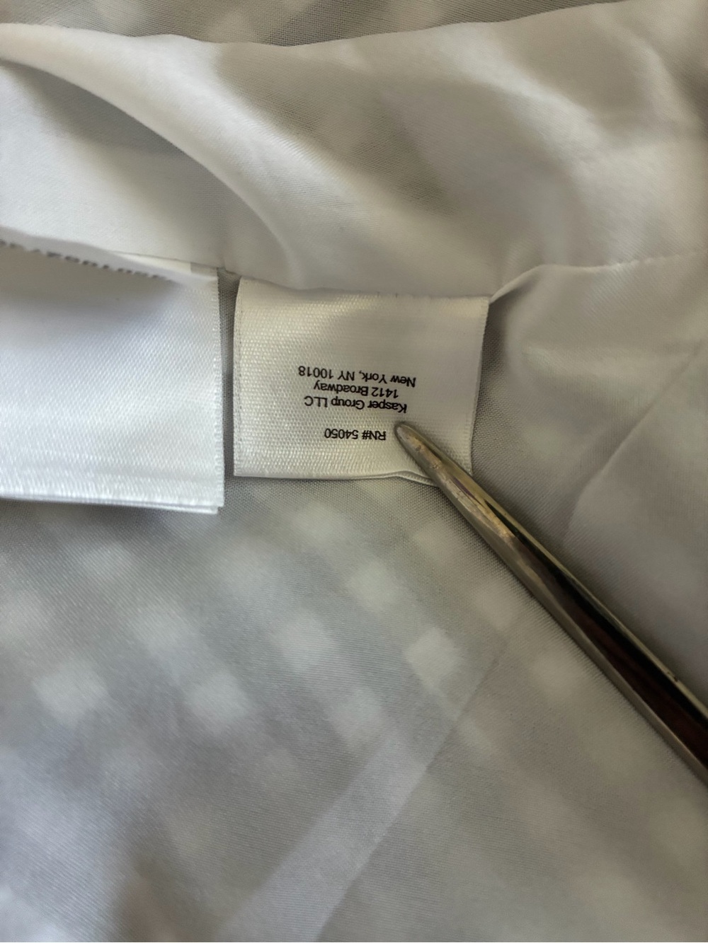 Anne Klein Black and White Gingham Sleeveless A-Line Dress - Picture 8 of 10